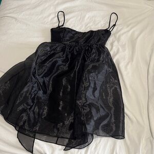 Black Spaghetti Strap Dress